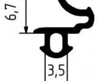 Уплотнитель притвора в металло-пластиковой (ПВХ) системе KBE
