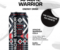 Энергетические напитки без сахара APACHE WARRIOR COLA