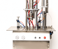 ПОЛУАВТОМАТИЧЕСКАЯ ЛИНИЯ ДЛЯ РОЗЛИВА И УПАКОВКИ В АЭРОЗОЛЬНЫЕ БАЛЛОНЧИКИ С ПРИМЕНЕНИЕМ ТЕХНОЛОГИИ BOV©