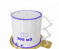 Резервуар РВС 300 м3 вертикальный