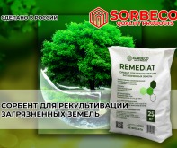 Сорбент для рекультивации загрязненных земель REMEDIAT