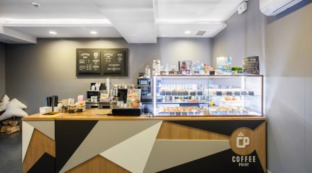 Торговая стойка для кофейни Coffee Point.