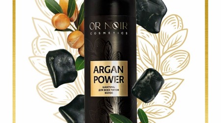 Шампунь для всех типов волос OR NOIR серия ARGAN POWER 300 мл