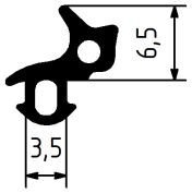 Уплотнитель стеклопакета в металло-пластиковой (ПВХ) системе KBE