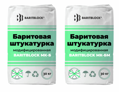 Баритовая штукатурка Baritblock