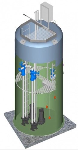 Комплектная канализационная насосная станция СиТэнК