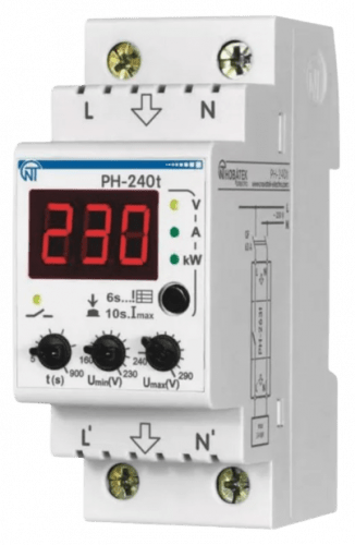 Однофазное реле напряжения РН-240Т