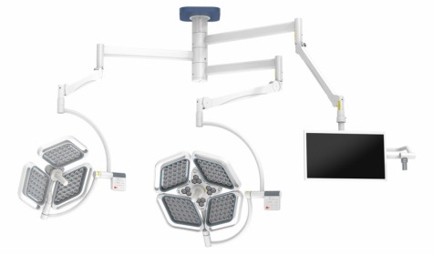 Светильник медицинский хирургический потолочный CADUCEUS CL3-L3/L4